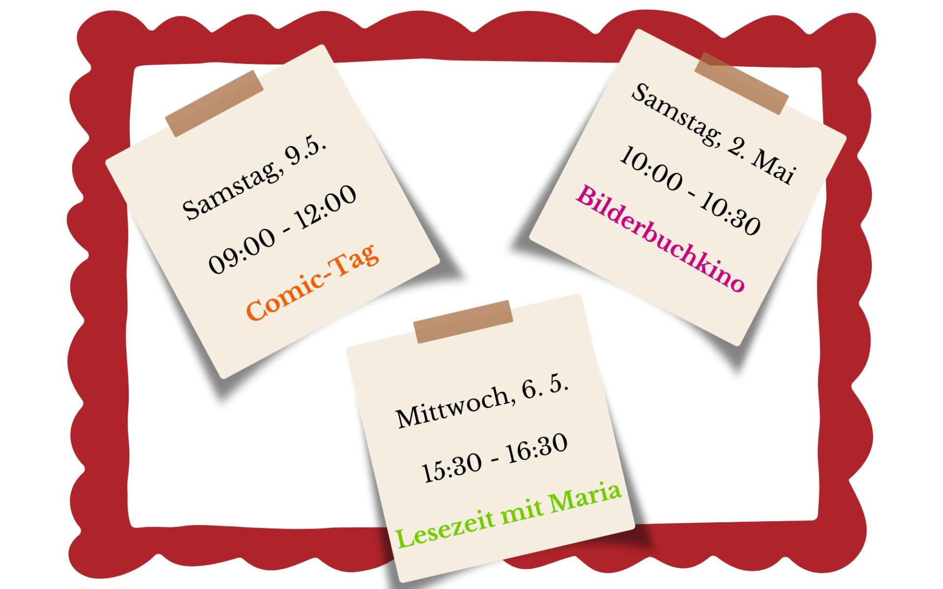 Die nächsten Termine