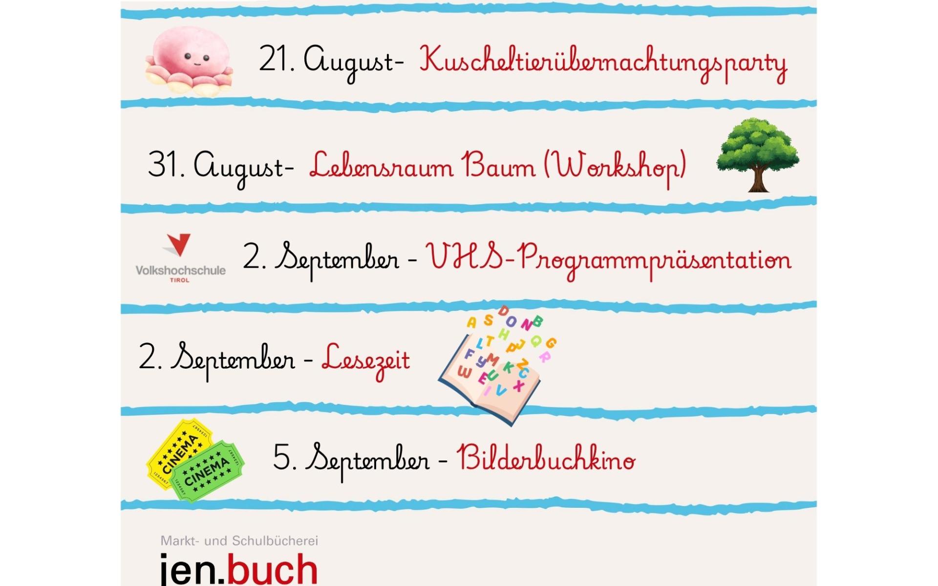 Die nächsten Termine