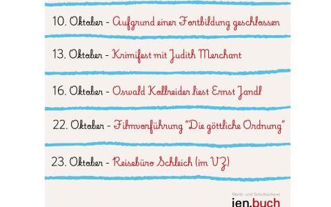 Die nächsten Termine