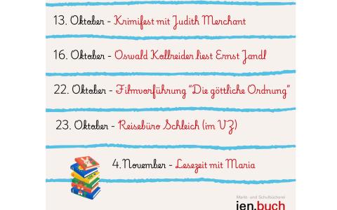 Die nächsten Termine in der Bücherei